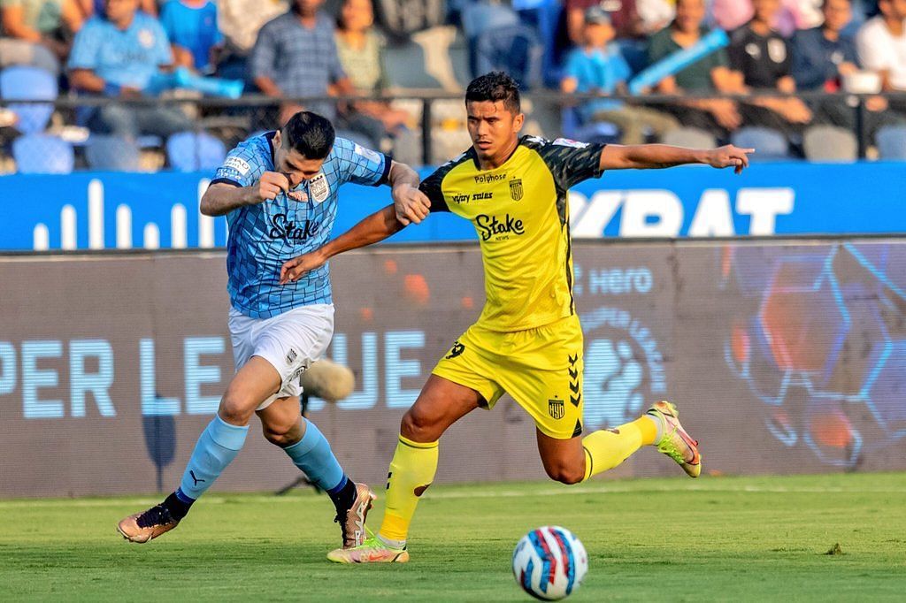 Mumbai City FC and Hyderabad FC are the top two teams in the league standings.