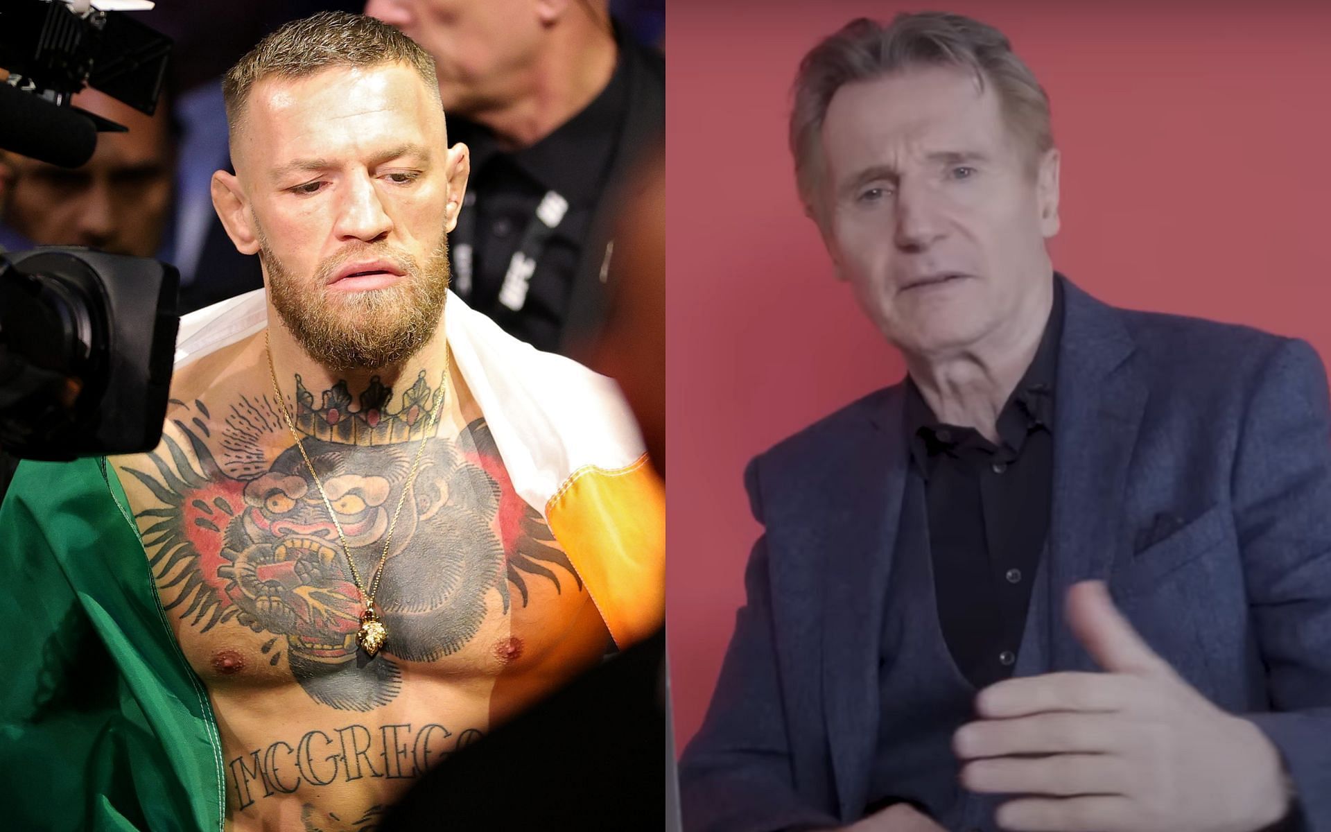 Northern Irish actor Liam Neeson believes UFC fighter Conor McGregor gives  Ireland a 'bad name