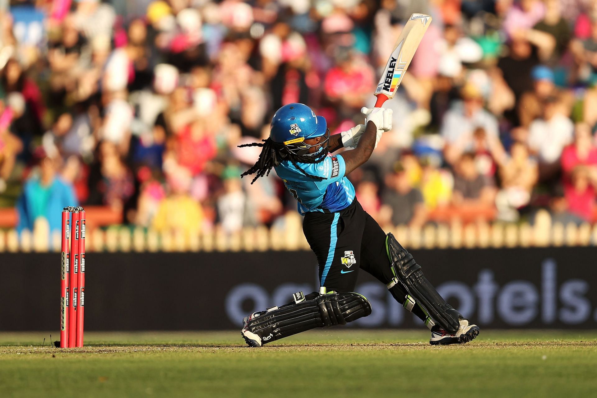 Deandra Dottin in the Women’s Big Bash League. Pic: Getty Images