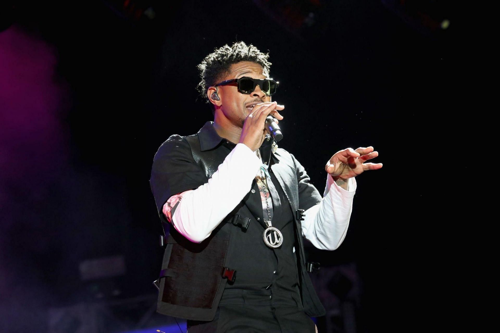 Usher at Something in the Water Festival (Image via Getty Images)