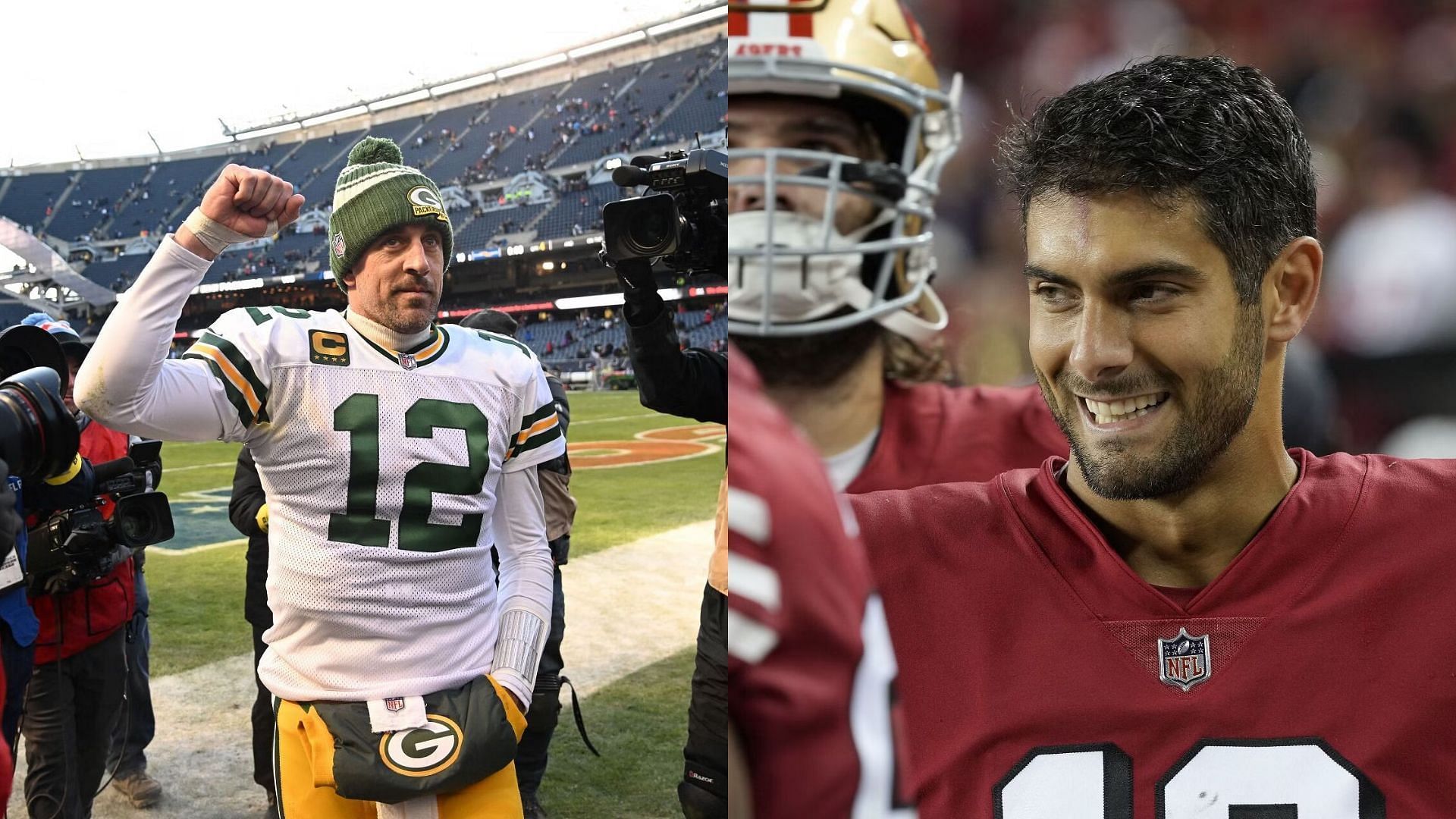 Aaron Rodgers, Jimmy Garoppolo top list of NFL players who