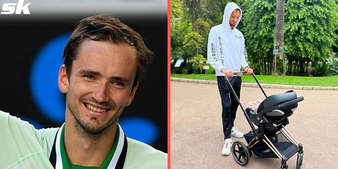 Daniil Medvedev shares glimpse of his "happy weekend" with daughter