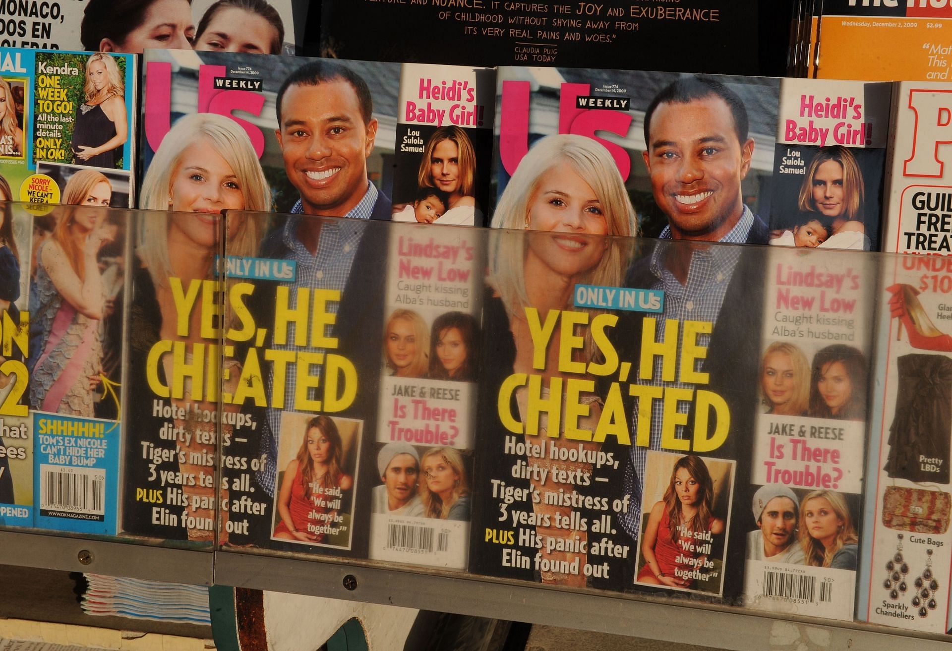 US Weekly cover picture with headline &quot;Yes He Cheated&quot;