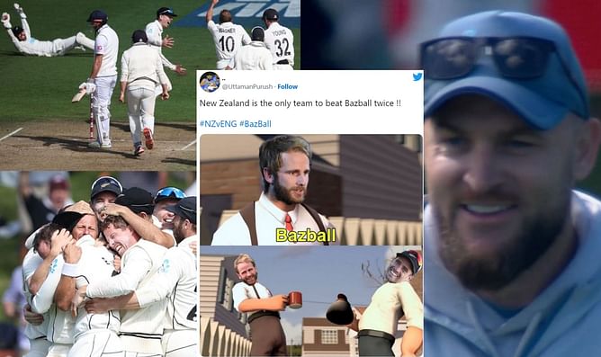 "Where is Bazball?"- Top 10 funny memes after New Zealand edge out England in an epic cliffhanger