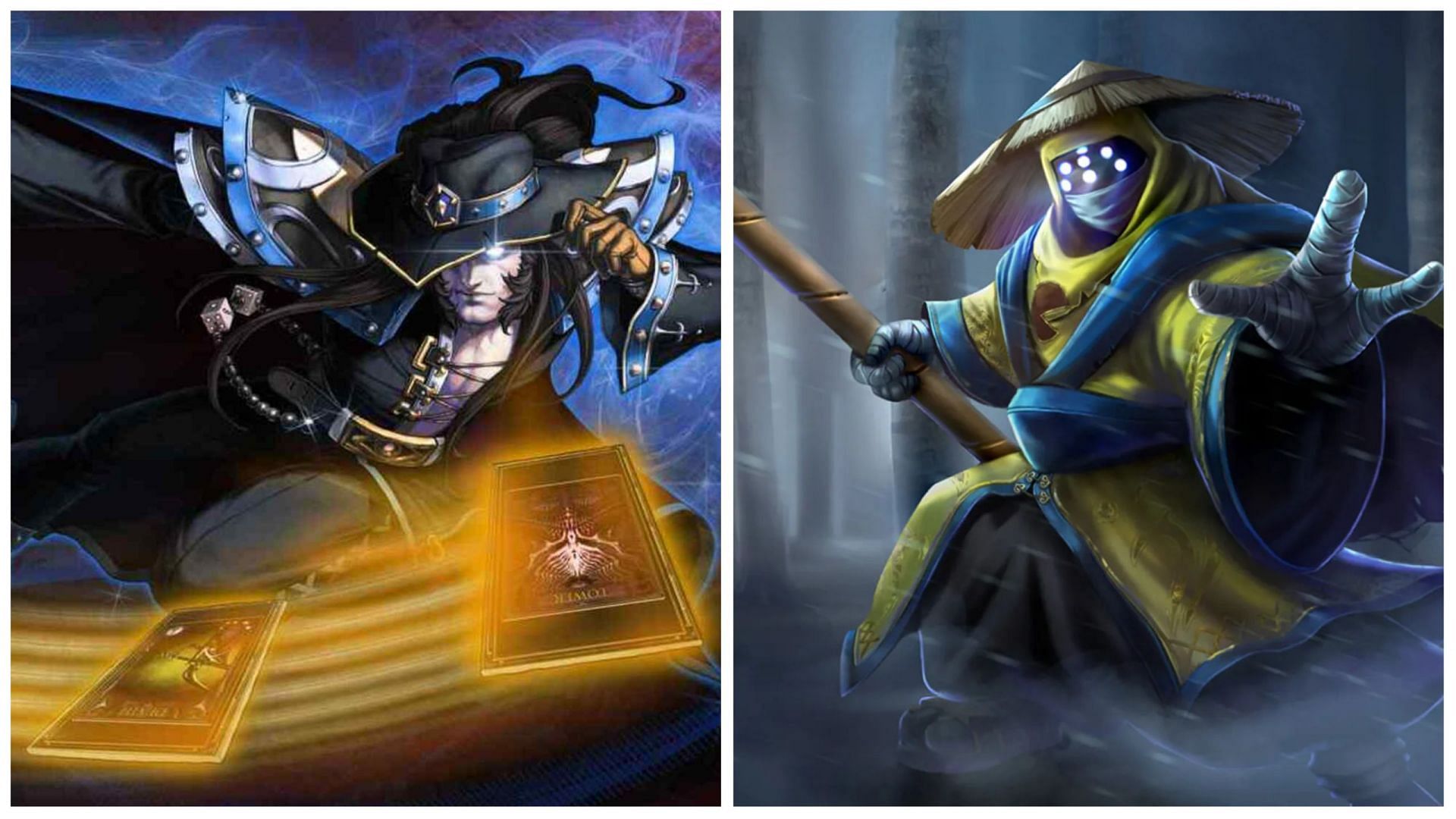 PAX Twisted Fate and Jax Skins (Images via Riot Games)