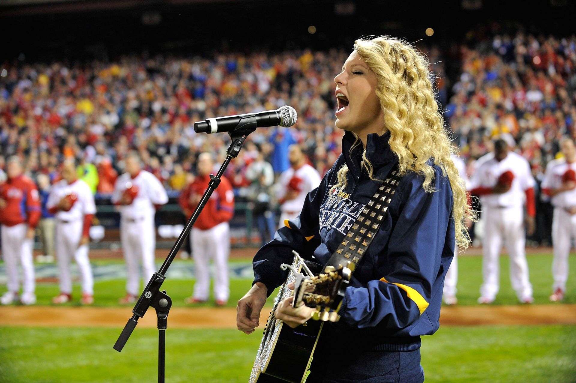 Taylor Swift at the World Series: Tampa Bay Rays v Philadelphia Phillies, Game 3