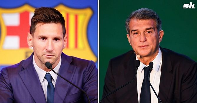 “That’s it” – Joan Laporta responds to Lionel Messi’s brother wanting him kicked out of Barcelona