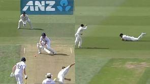 [Watch] Joe Root departs after being caught off an unnecessary reverse-lap shot in NZ vs ENG 1st Test