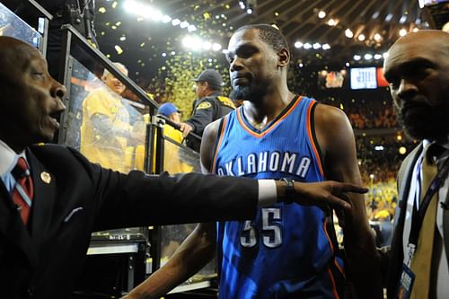 Kevin Durant with the OKC Thunder