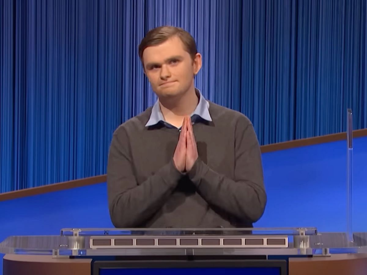 Jake DeArruda: Tonight&#039;s winner (Image via Jeopardy)