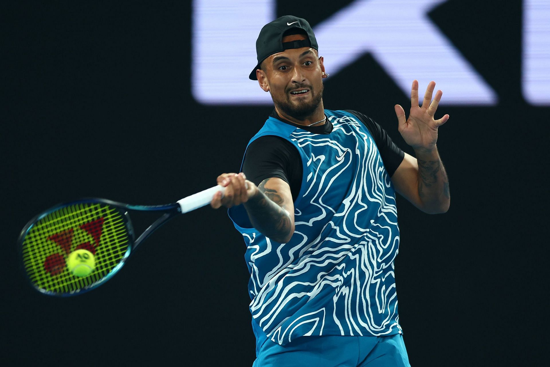 Nick Kyrgios ahead of the 2023 Australian Open