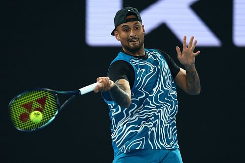 Nick Kyrgios ahead of the 2023 Australian Open