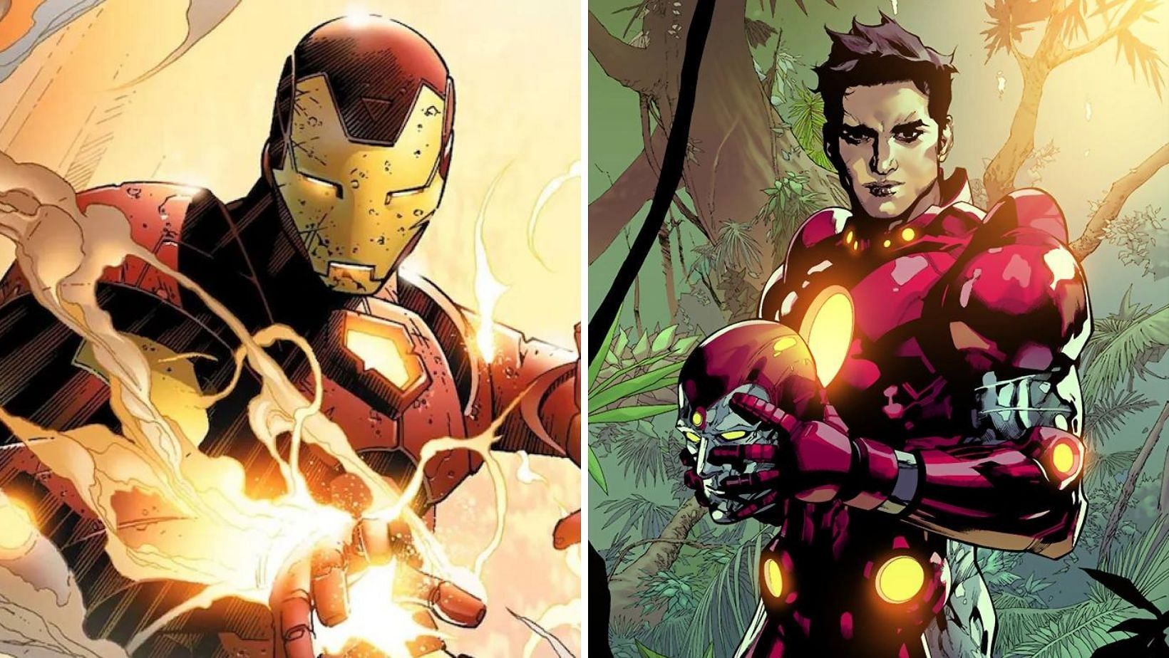 Two armored giants go head-to-head in an epic battle for the ages: Iron Lad vs Iron Man! (Image via Sportskeeda)