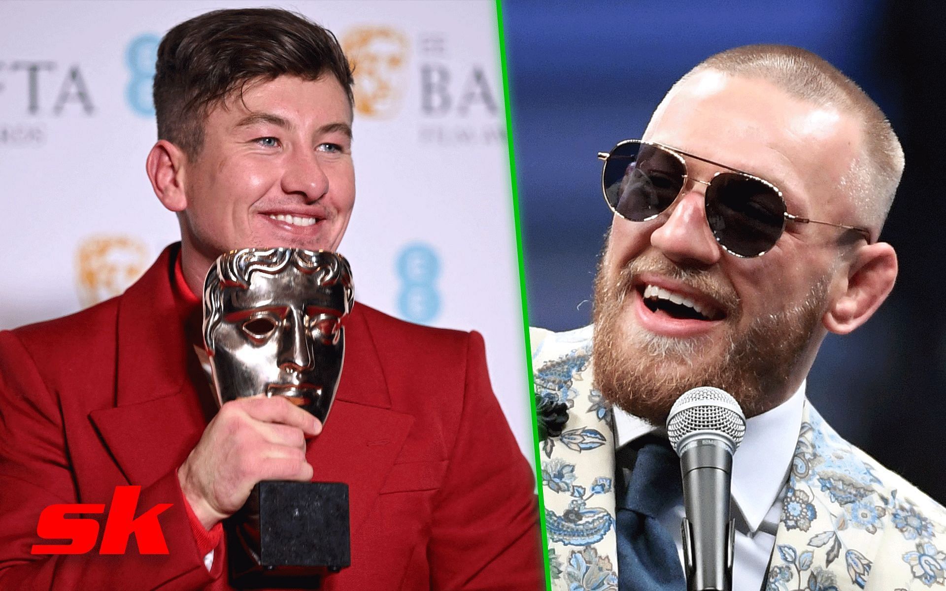 Barry Keoghan (Left), Conor McGregor (Right) [Image courtesy: @PremiosOscar on Twitter]