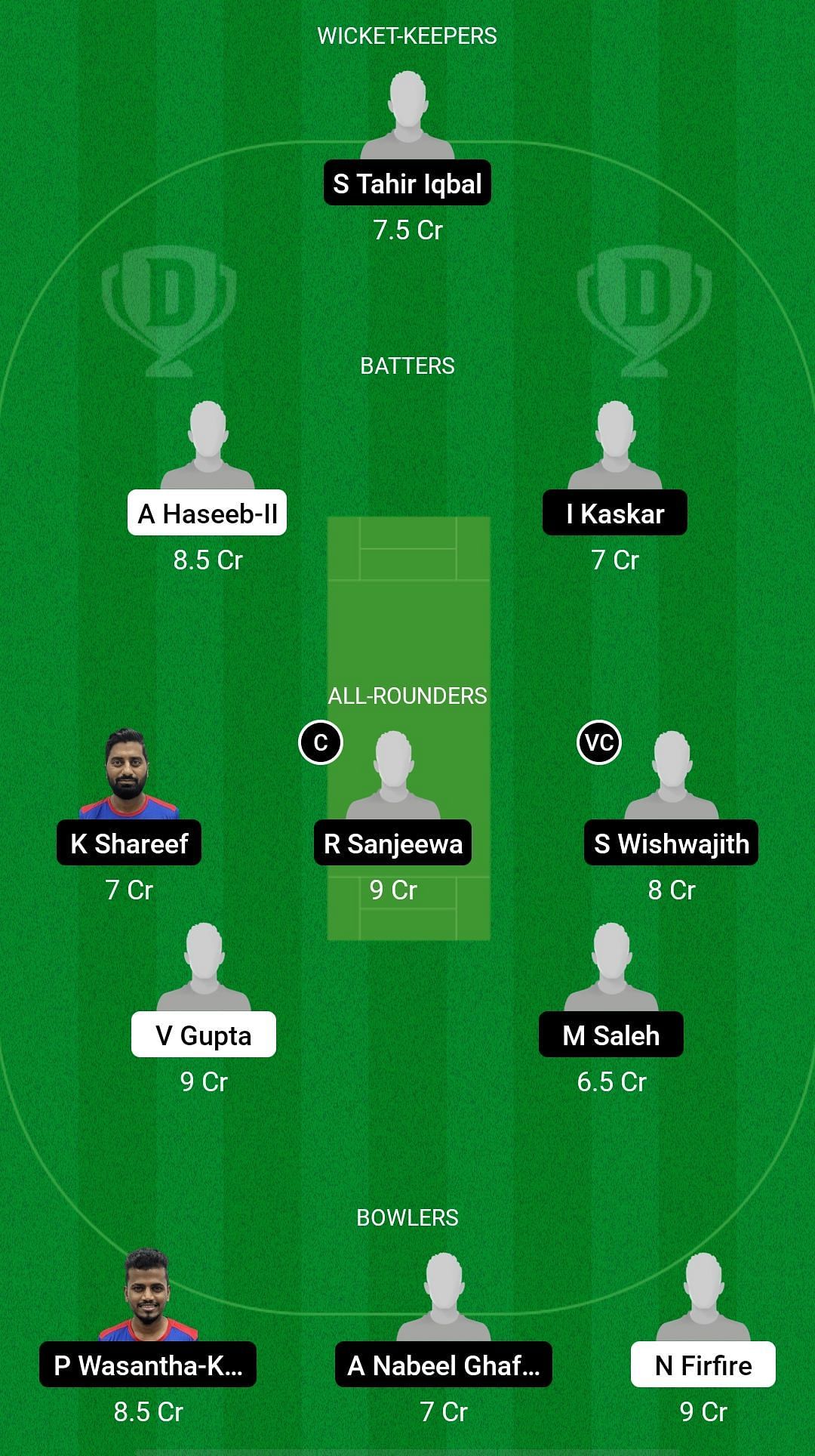 STA vs DR Dream11 Prediction - KCC T20 Championship