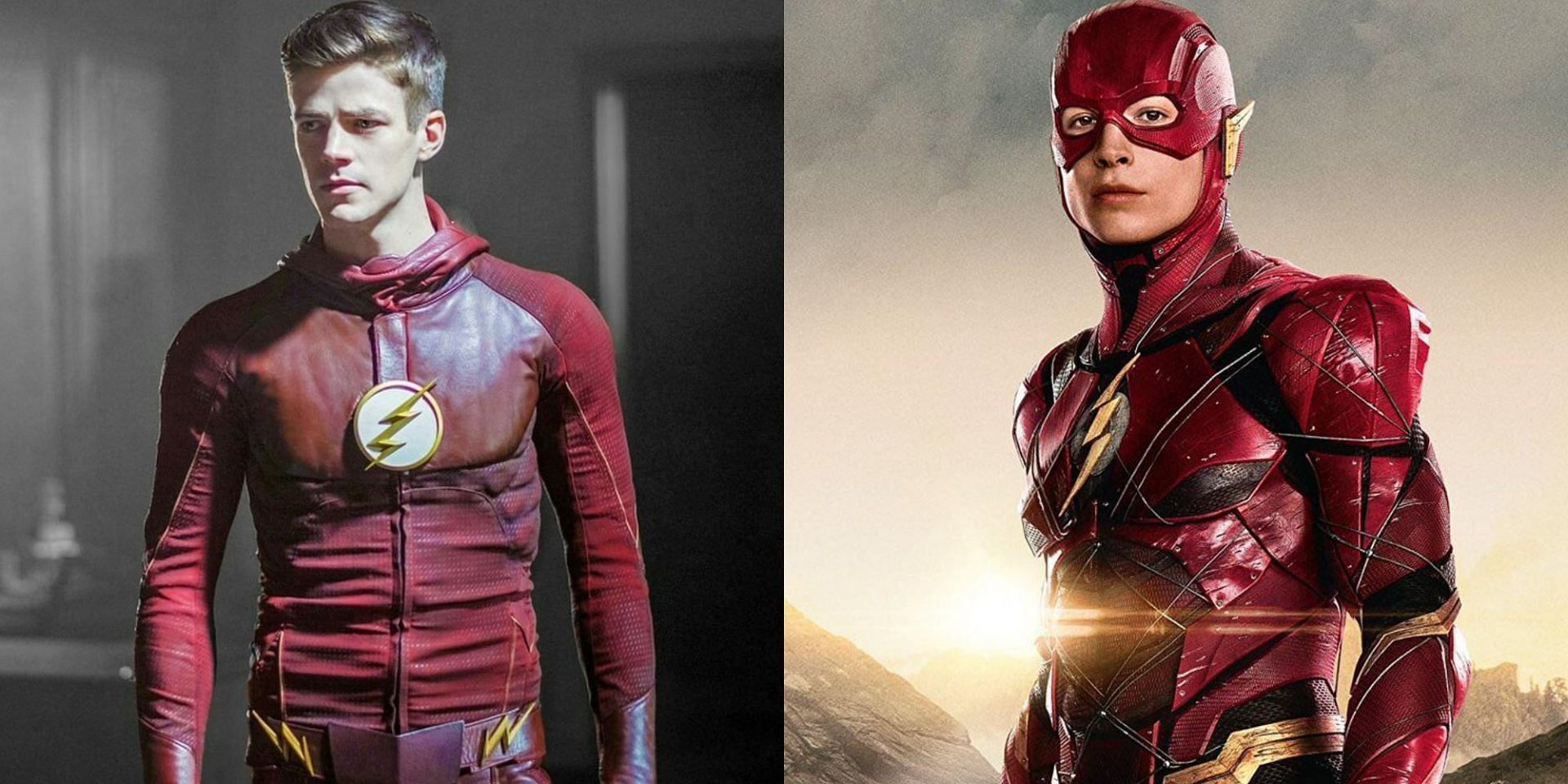 Grant Gustin and Ezra Miller as The Flash (Image via DC)