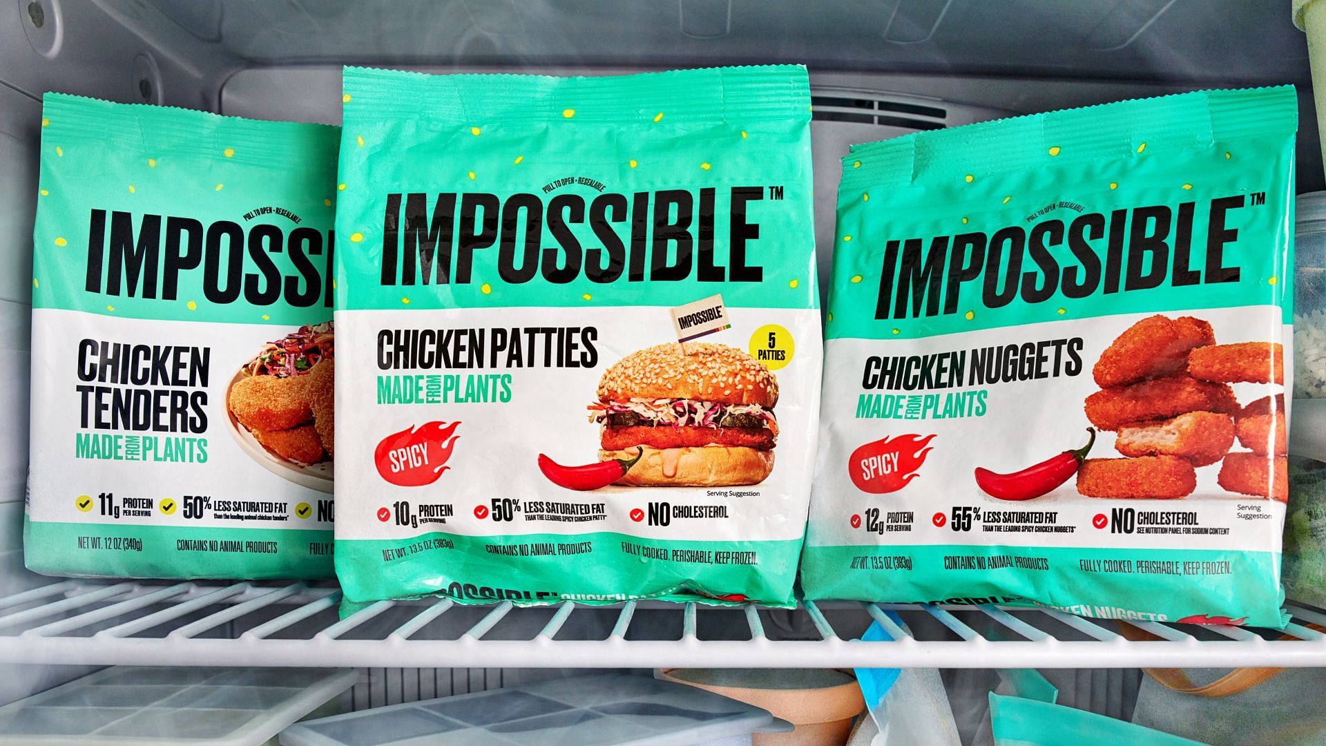 Impossible Foods introduces a new plant-based chicken product line-up for February 2023 (Image via Impossible Foods)
