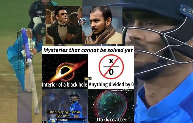 "Mysteries that cannot be solved"- Top 10 funny Ishan Kishan memes after he failed yet again in the 3rd T20I vs New Zealand