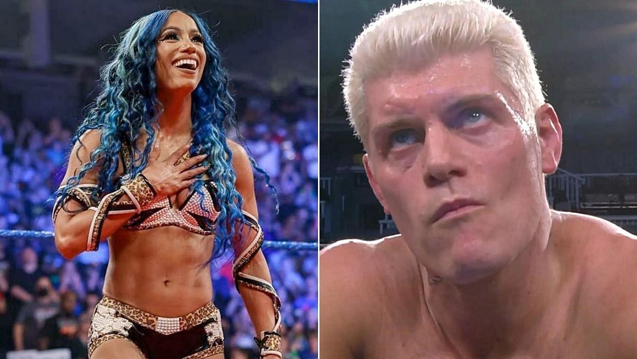 Sasha Banks/ 2023 Royal Rumble winner Cody Rhodes