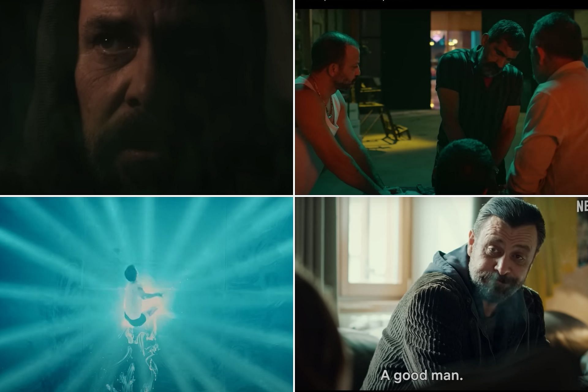 Collage of snippets from the trailer. (Photo via YouTube/Sportskeeda)