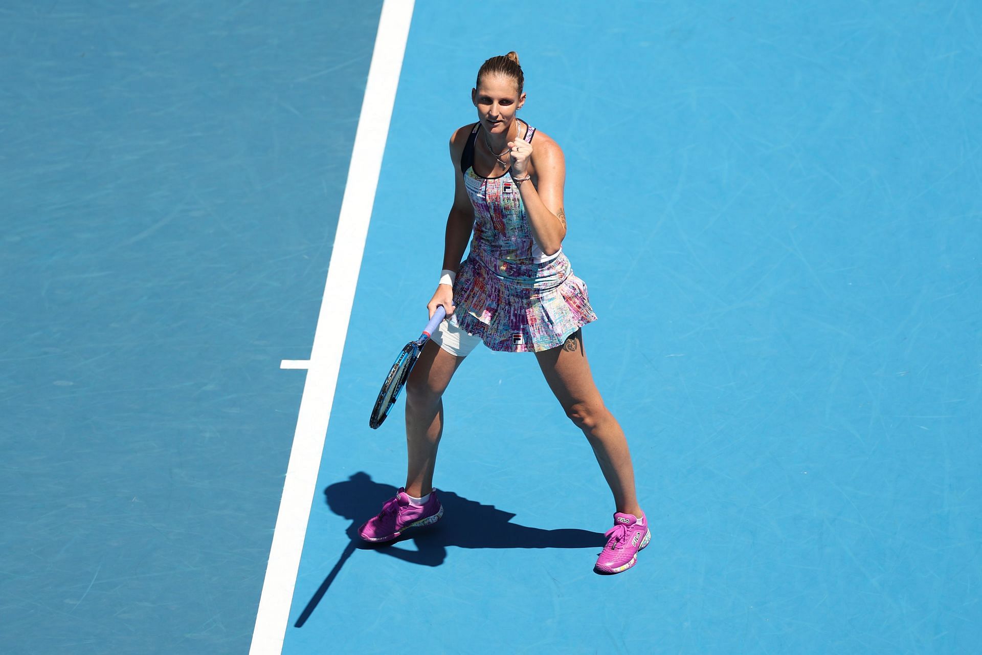 Karolina Pliskova at the 2023 Australian Open.