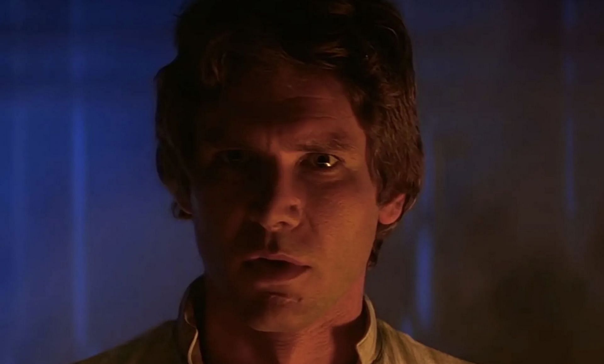 Han Solo responds to Princess Leia&#039;s I love you with I know (Image via Lucasfilm)