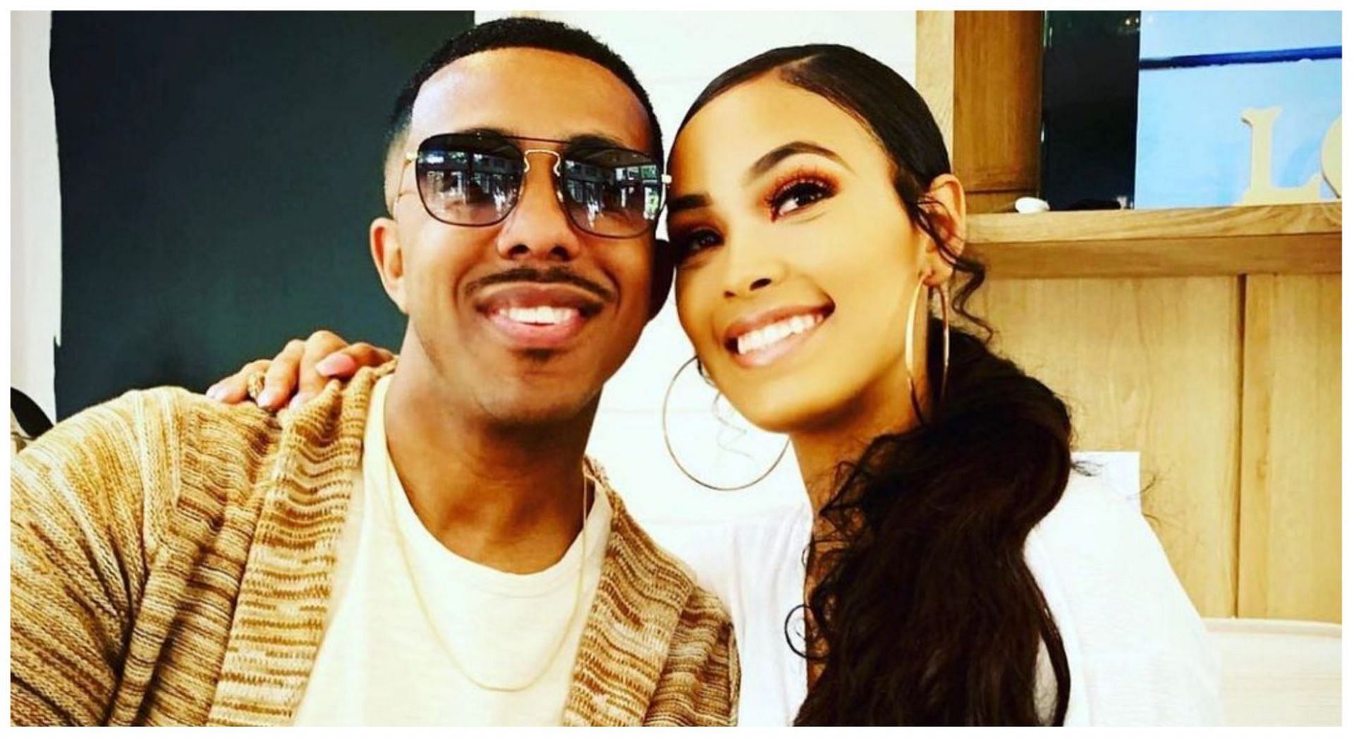 Marques Houston and Miya Dickey&#039;s age gap came under scrutiny once again (Image via Marques Houston/Instagram)