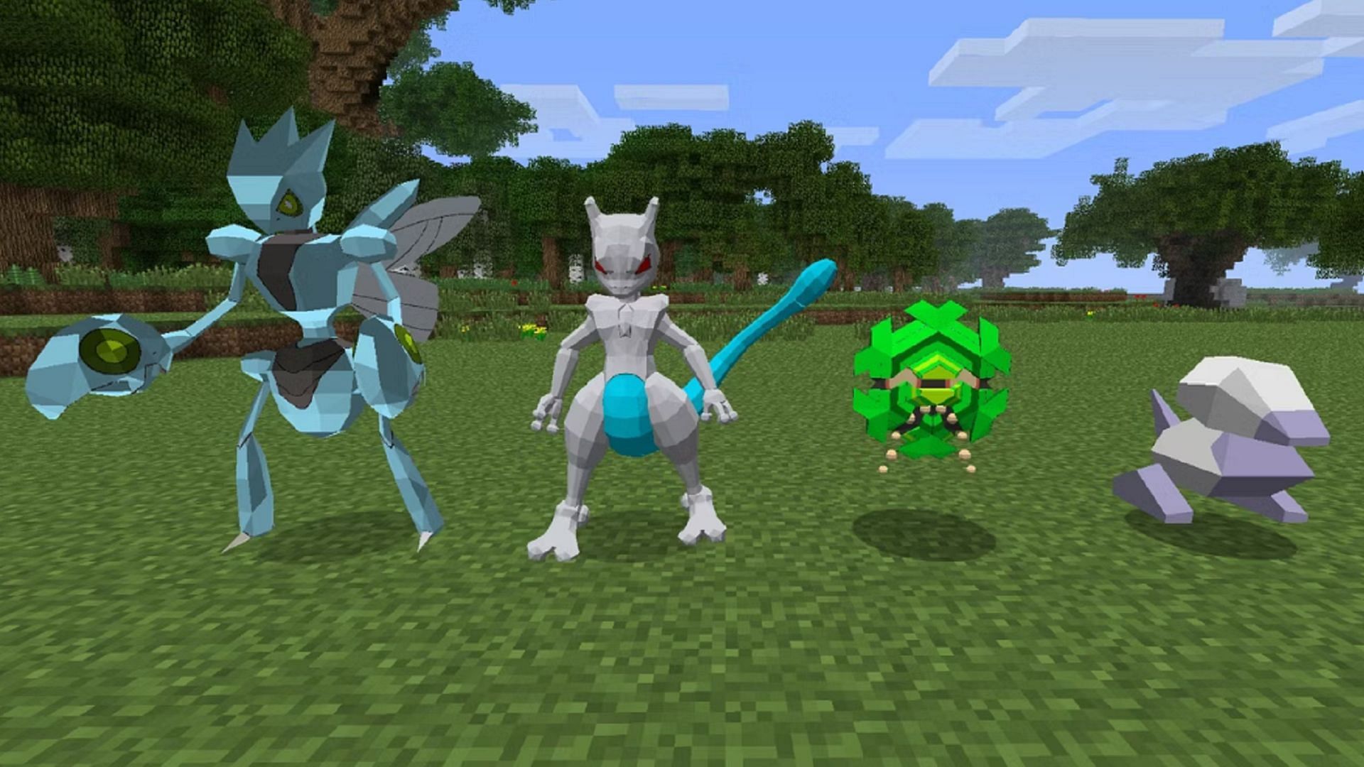 Multiple shiny Pokemon can be caught in PixelmonCraft (Image via Pixelmoncraft.com)