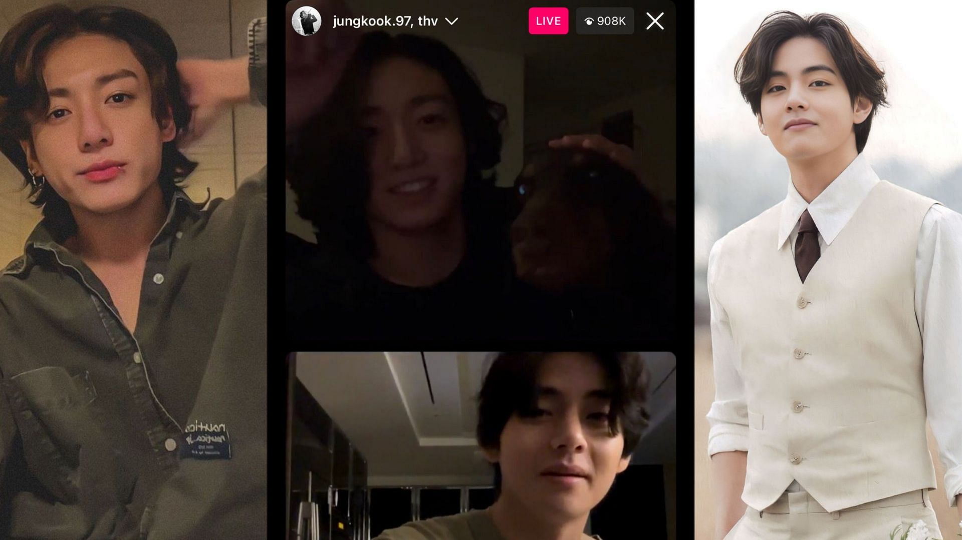 Taekook Insta Live: “We Got The Taekook Insta Live”: Bts Jungkook And V  Create History With The Group'S First Instagram Live, Sending Armys Into A  Frenzy