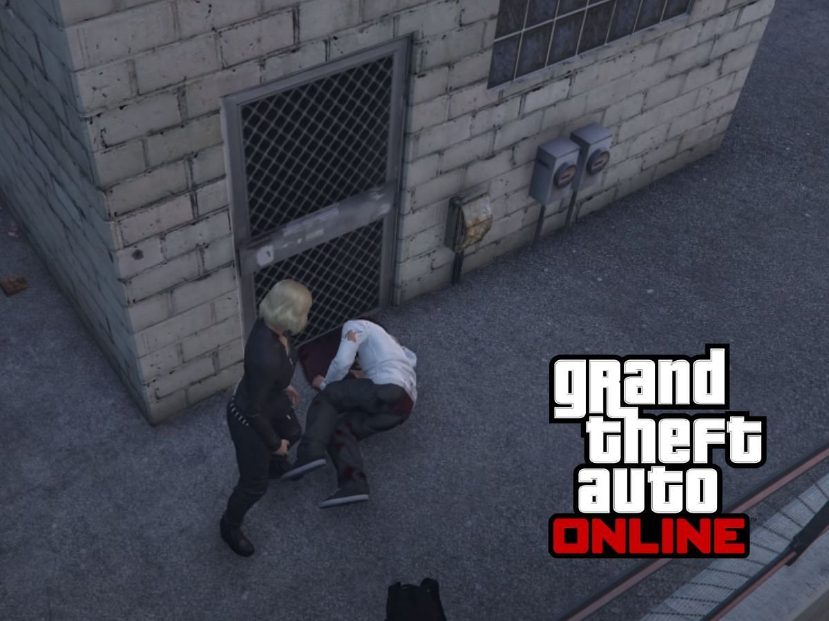 The new &quot;Store Robbery&quot; random event in GTA Online (Image via Sportskeeda)