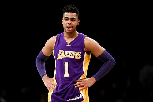 D'Angelo Russell with the LA Lakers