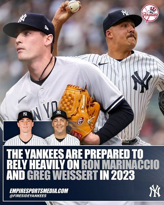 New York Yankees fans react to report that team ready to rely on relievers  Greg Weissert and Ron Marinaccio in 2023: Both are studs Great stuff