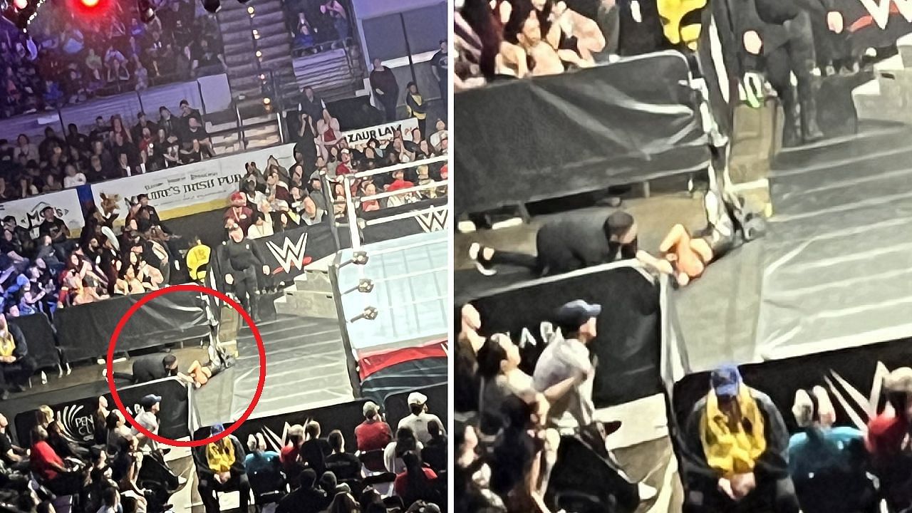 [PHOTO] Match stopped after WWE Superstar is cut open while wrestling