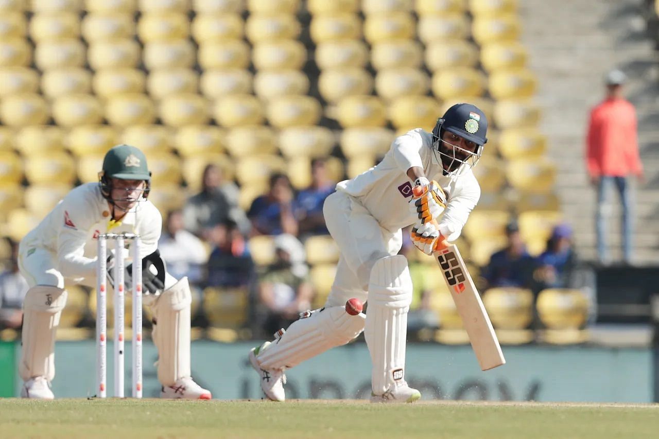 Ravindra Jadeja scored a patient half-century in the first Test against Australia. [P/C: BCCI]