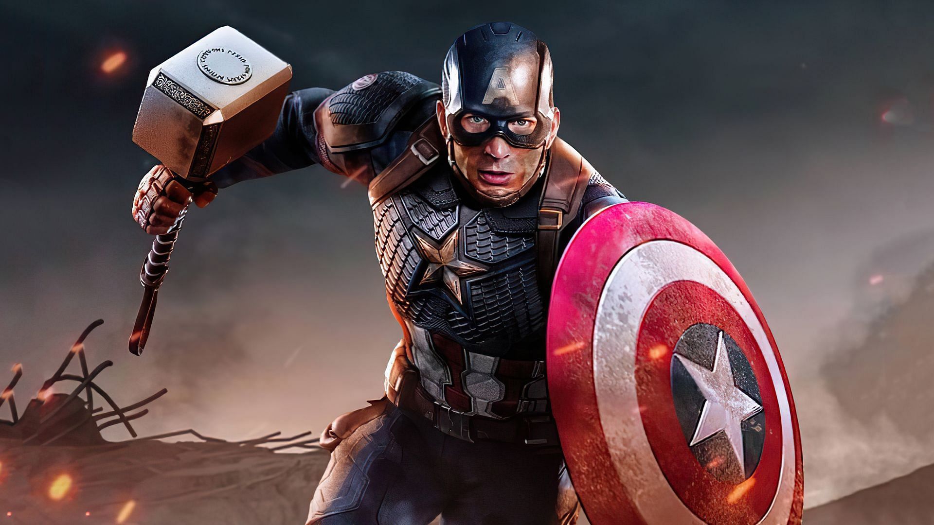 We would have to give the advantage to Captain America, due to his combat training and experience. (Image via Marvel)