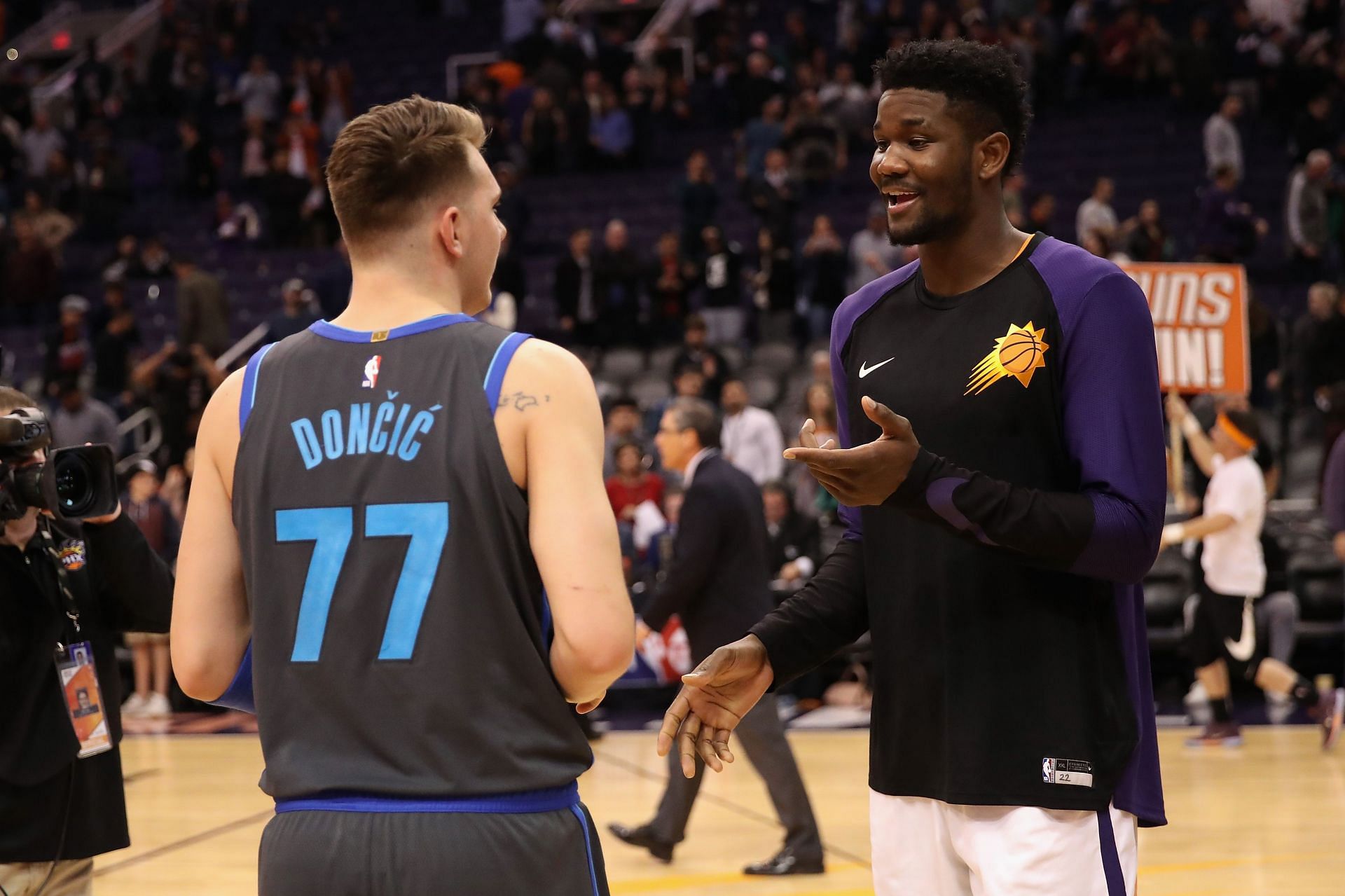 Luka Doncic and Deandre Ayton could both go far in the playoffs (Image via Getty Images)
