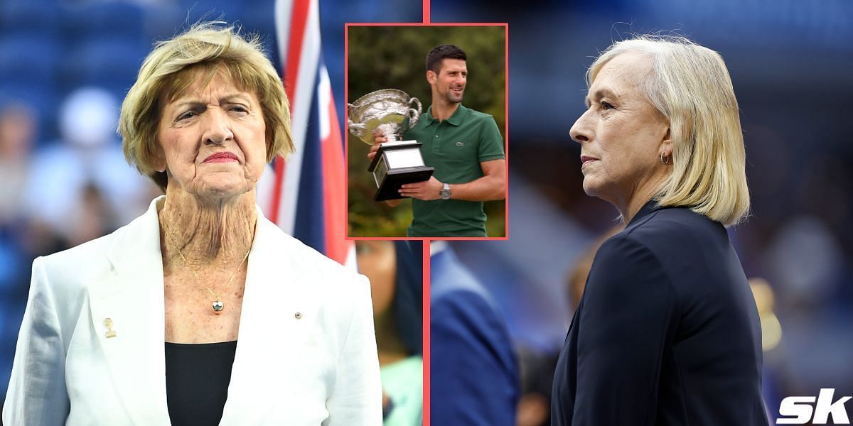 Djokovic (inset) won the Australian Open last week.