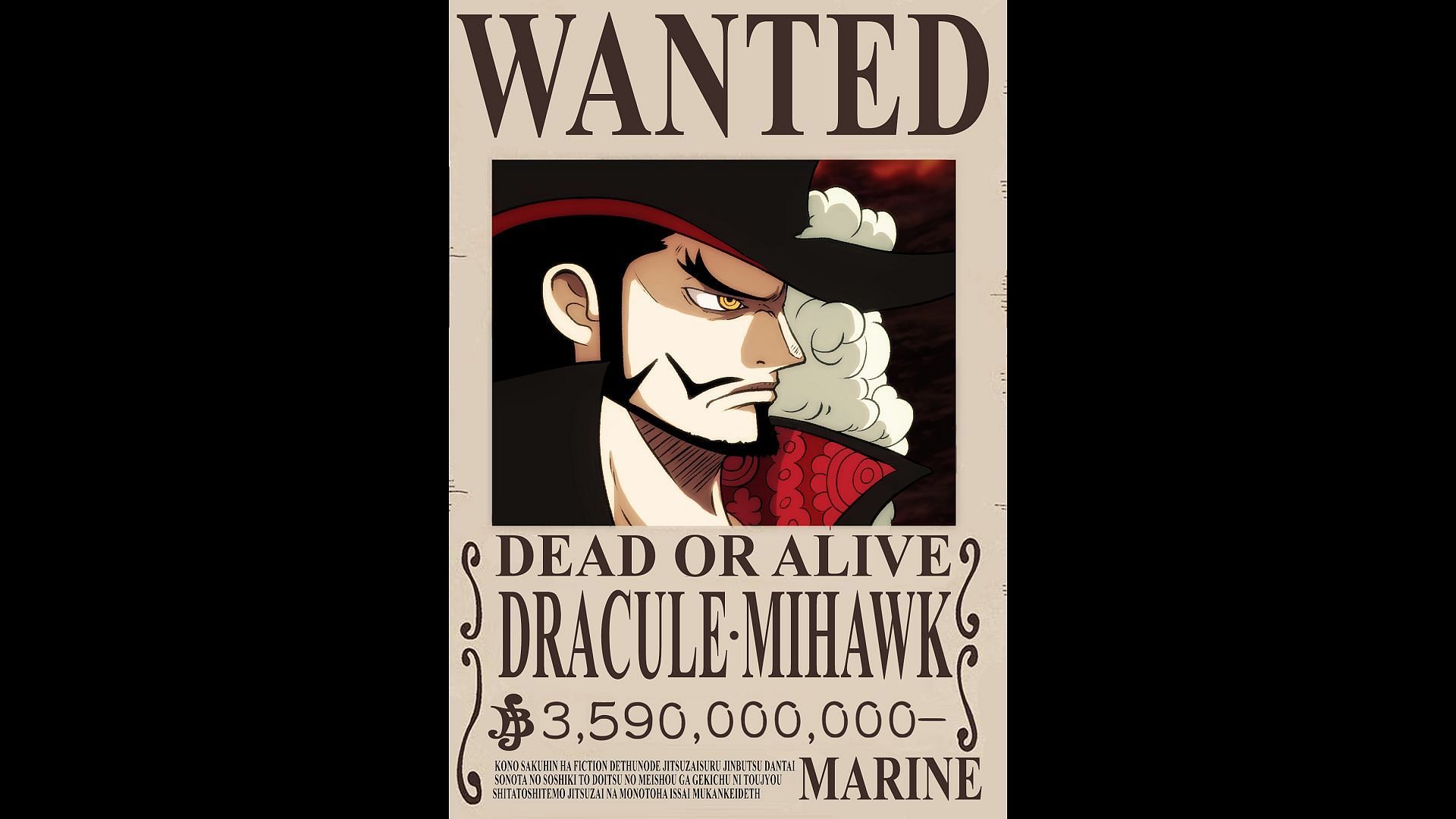 One Piece fans were amazed at the reveal of Mihawk&#039;s bounty (Image via Eiichiro Oda/Shueisha, One Piece)