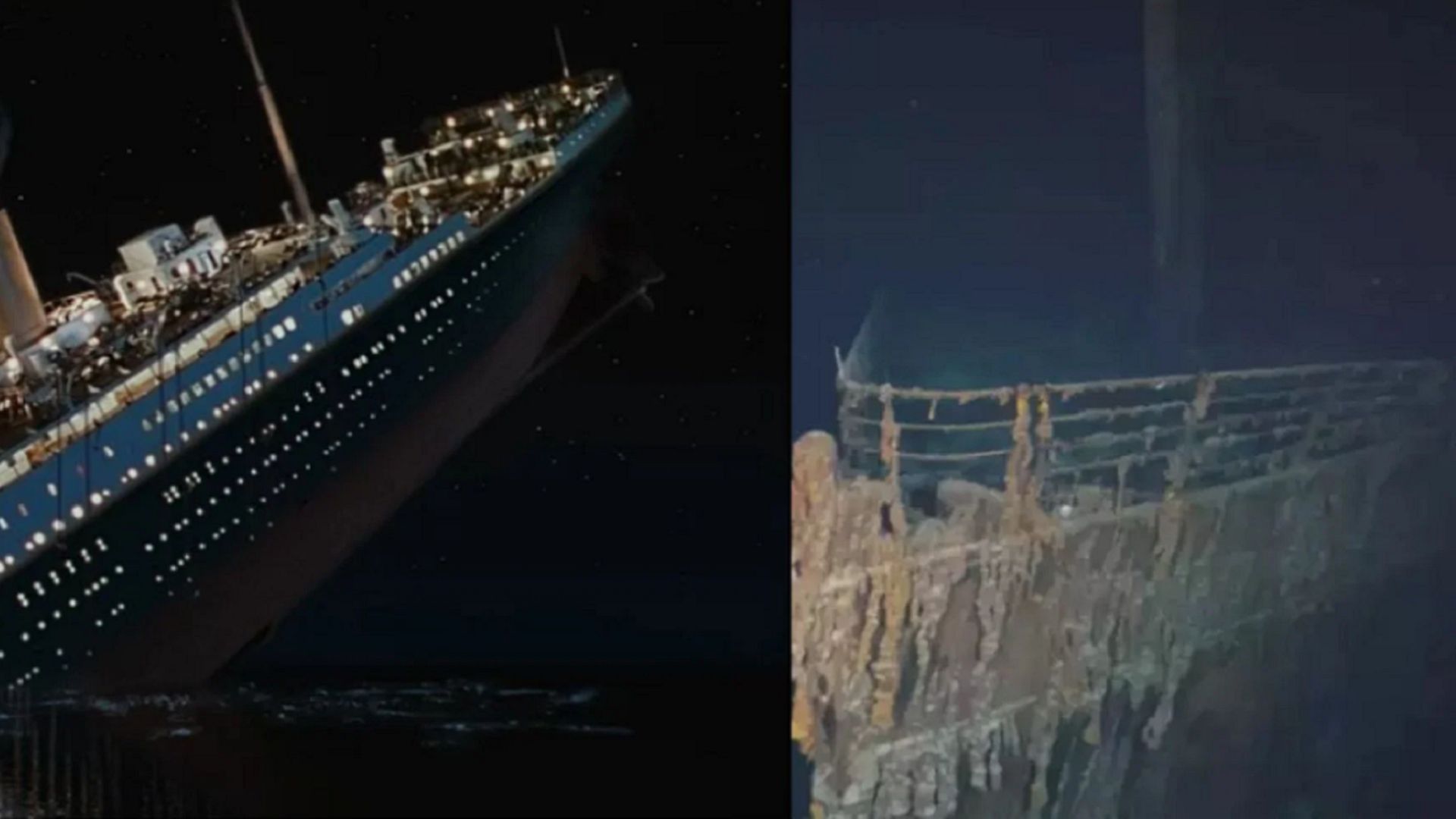 inside the real titanic wreck