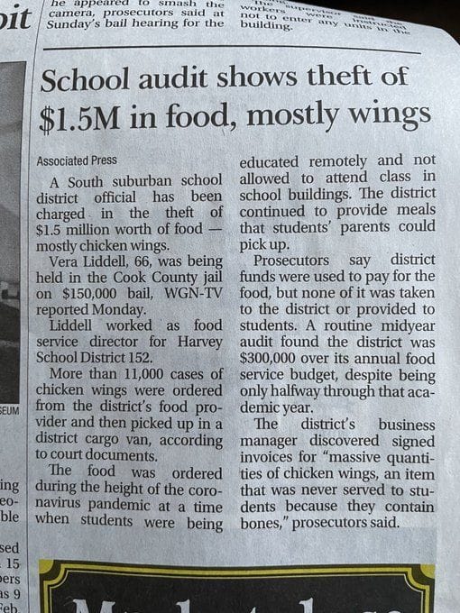 What did Vera Liddell do? Illinois woman charged over stealing chicken