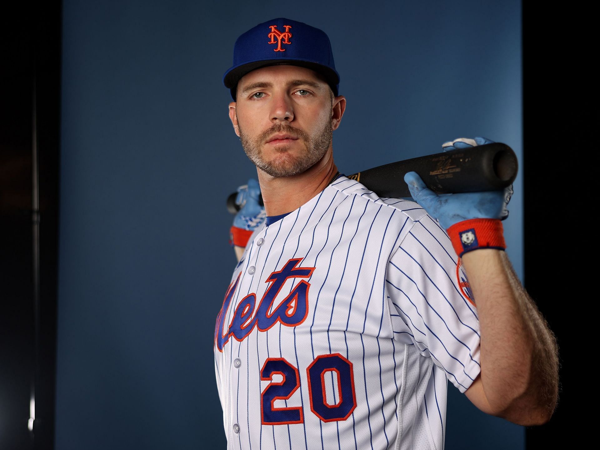 Pete Alonso New York Mets Men's Black Roster Name & Number T-Shirt 