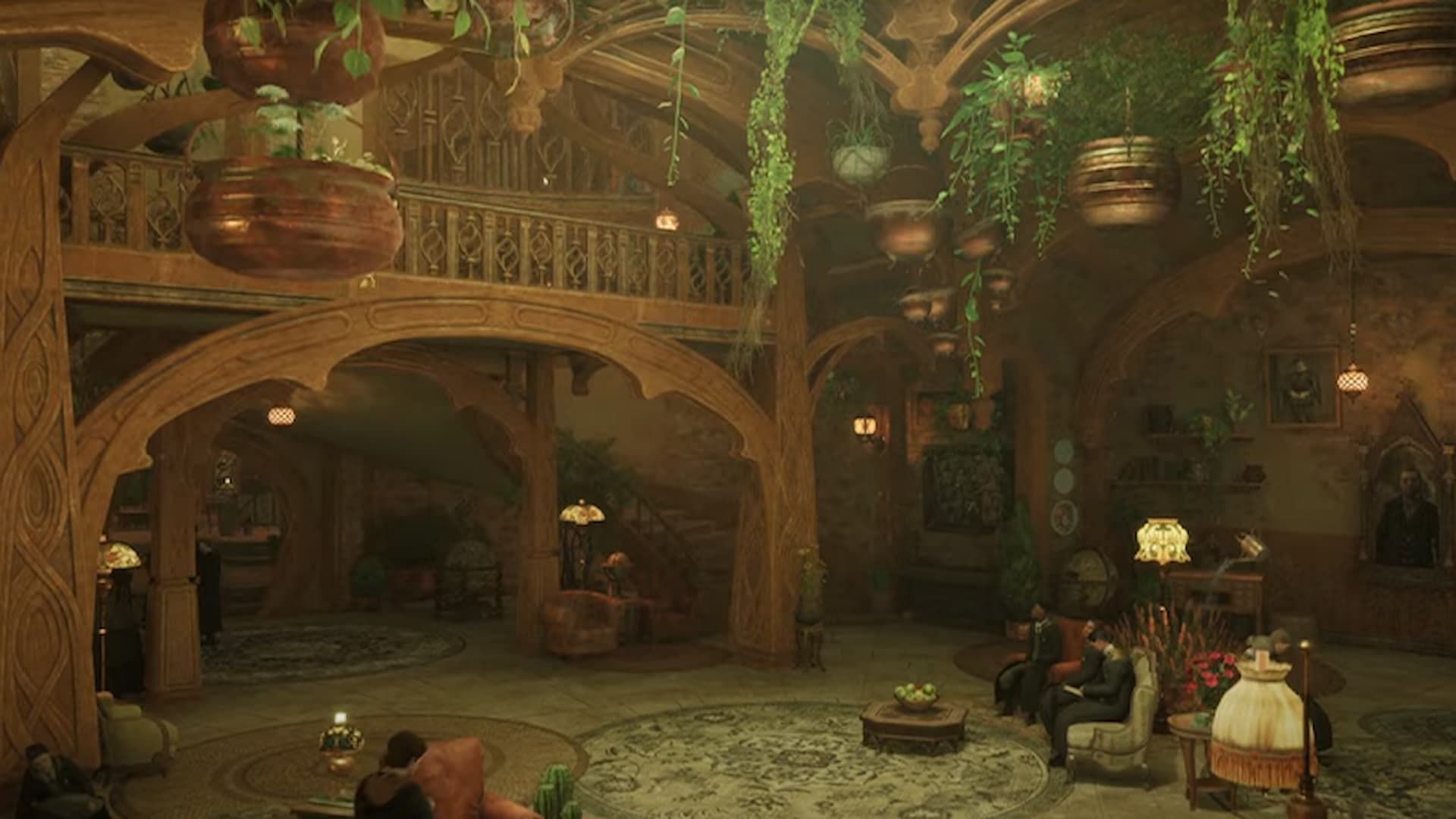 The Hufflepuff common room in Hogwarts Legacy (Image via Portkey Games)