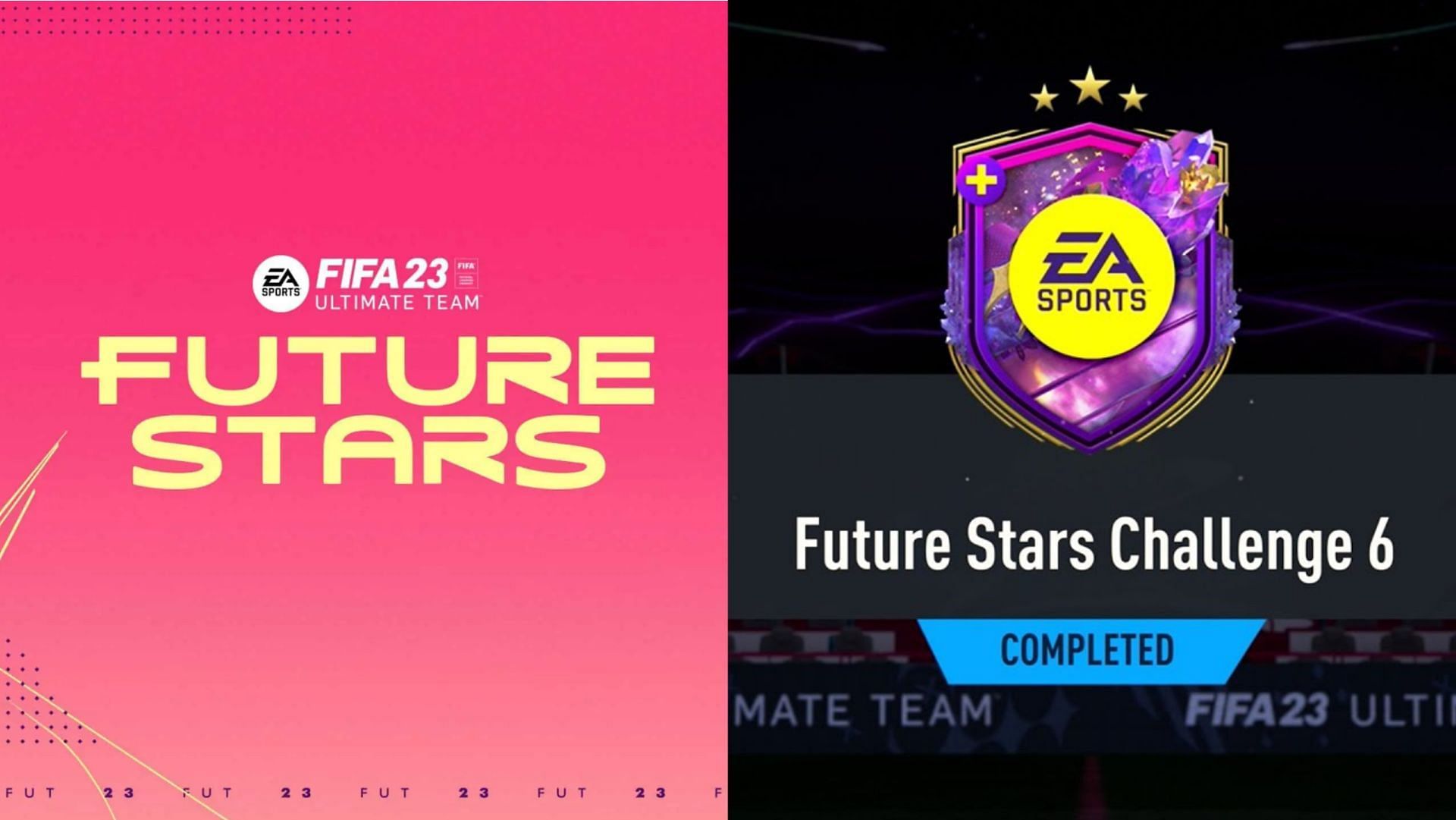 FIFA 23 players can improve their swaps program rewards by completing the Future Stars Challenge 6 SBC in Ultimate Team (Images via EA Sports)
