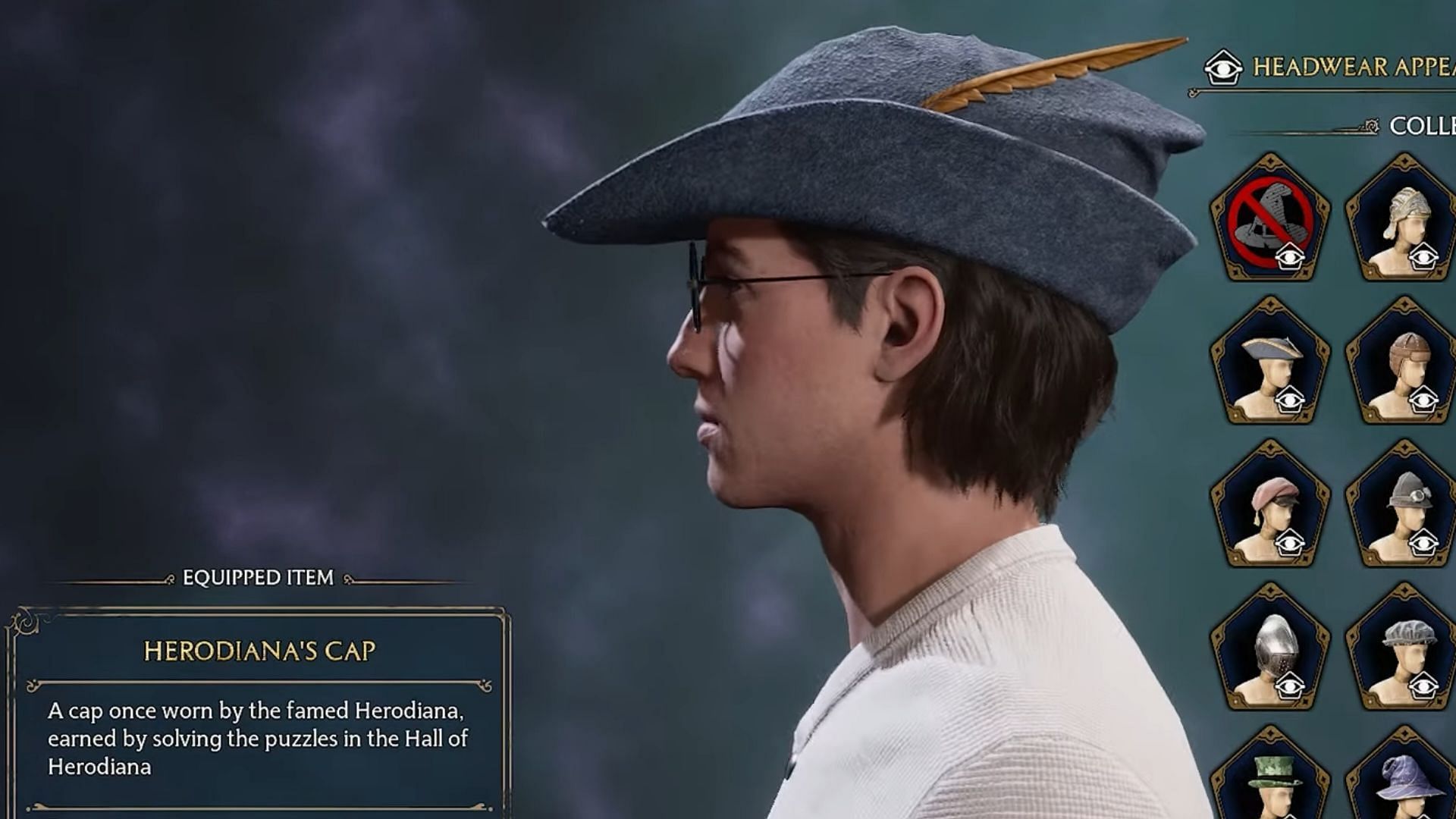 This cap can be obtained after completing the Hall of Herodiana side quest (Image via YouTube/Lootward)