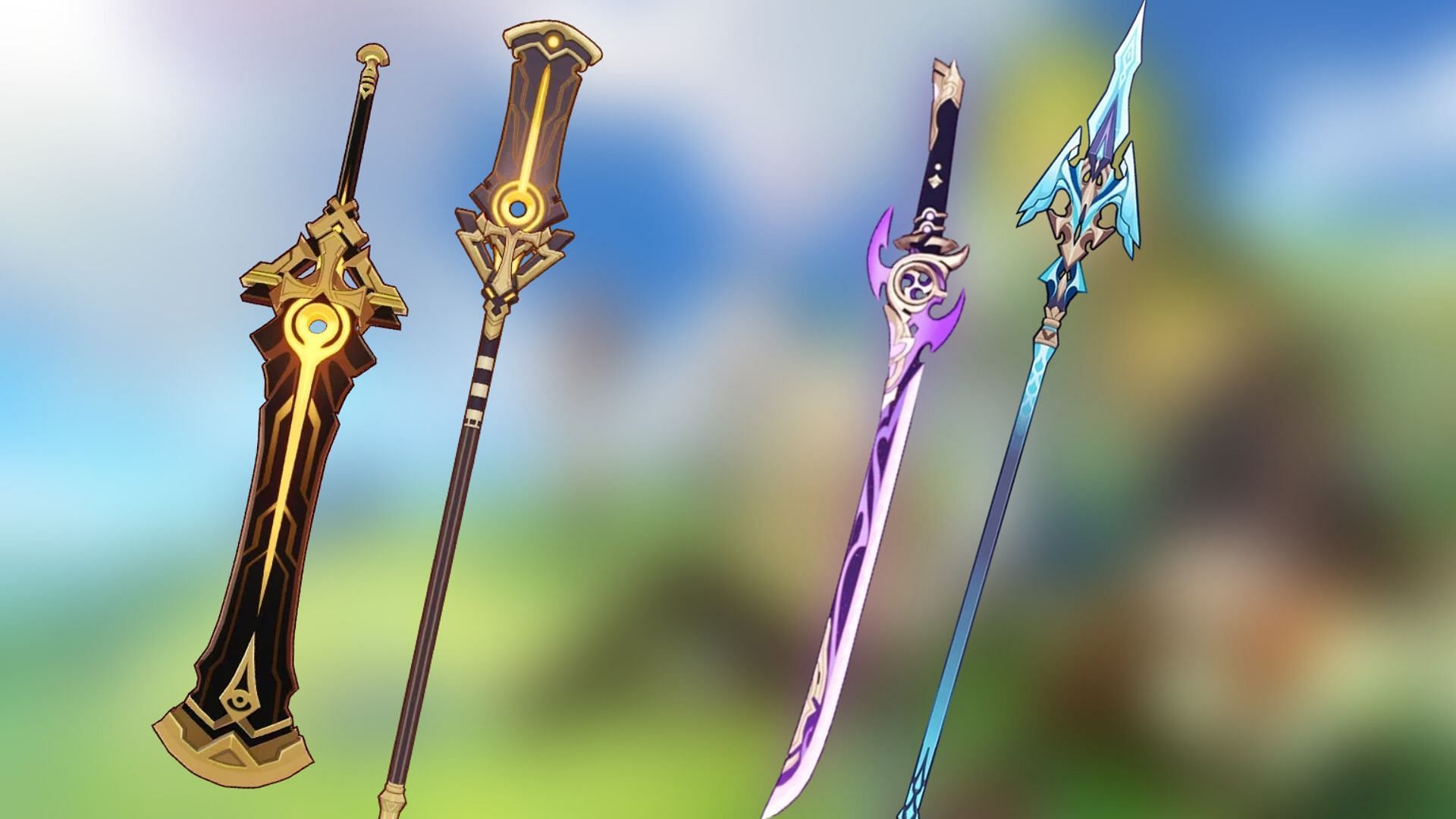 Speculated weapons to appear on upcoming weapon banners (Image via HoYoverse)