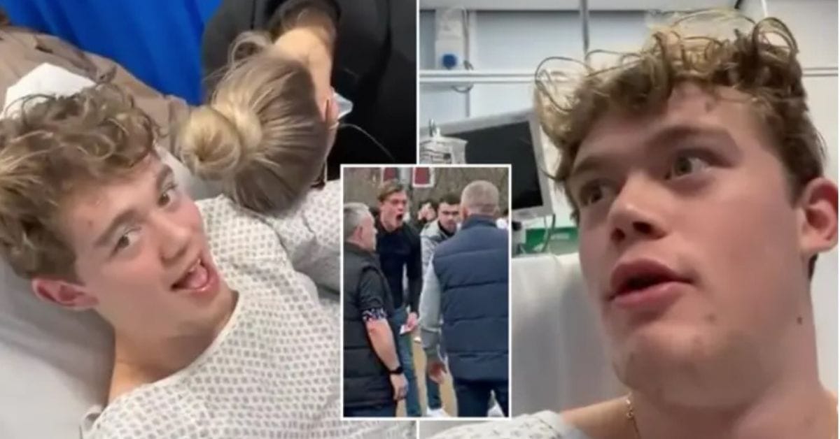 “It’s not funny” Chelsea fan knocked out by West Ham supporter gets