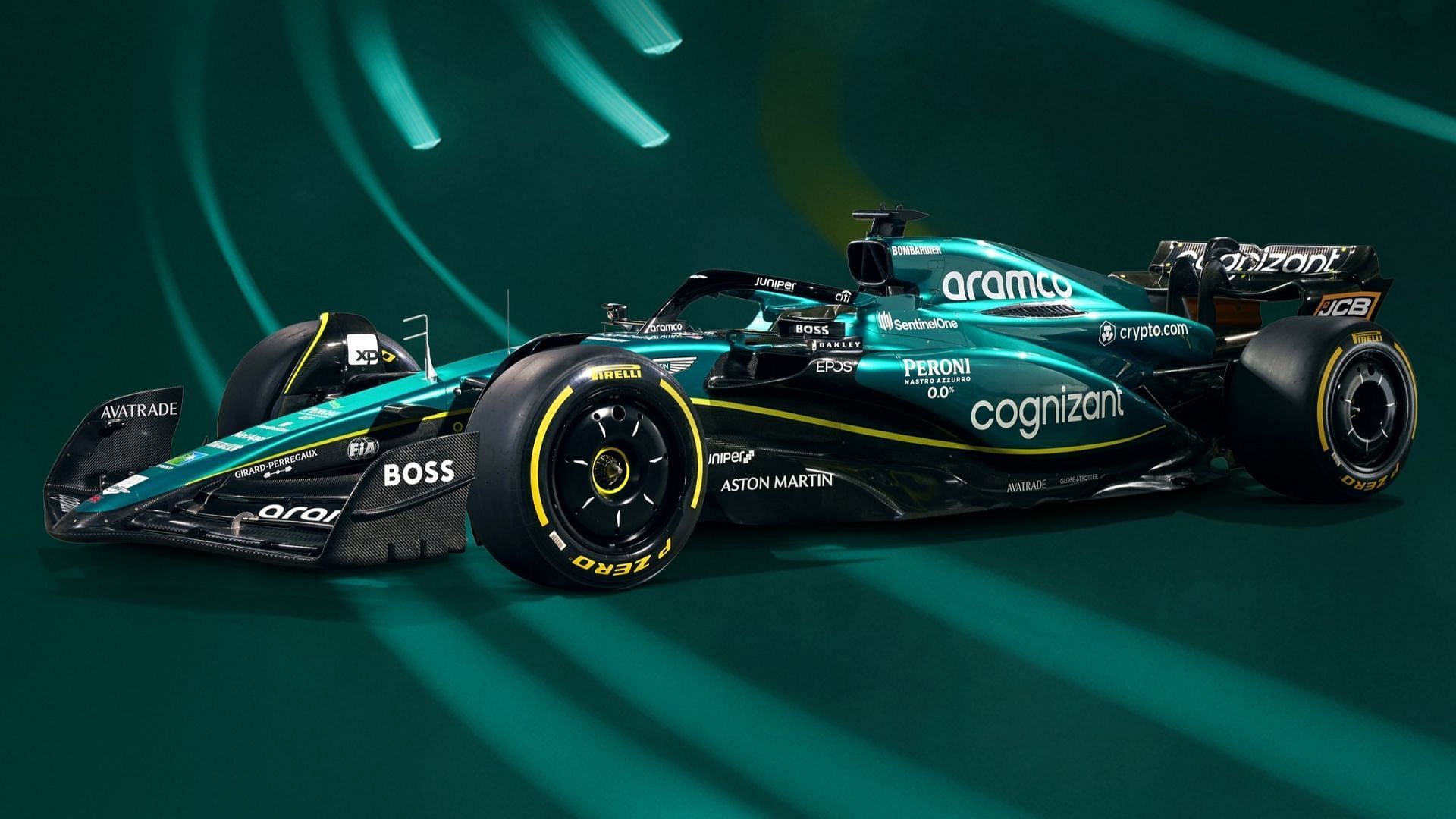 Aston Martin 2023 F1 car AMR-23 (Image via Aston Martin F1 content pool) 