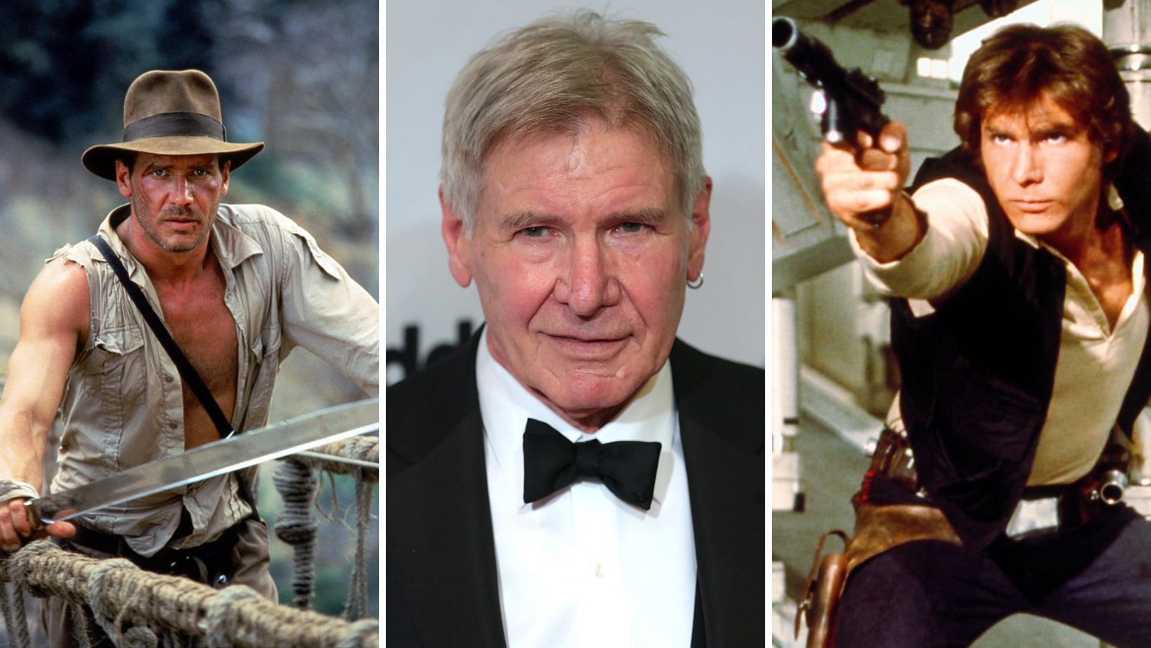 The Legends of Adventure: Han Solo and Indiana Jones, two iconic characters brought to life by Harrison Ford (Image via Sportskeeda and Lucasfilm)