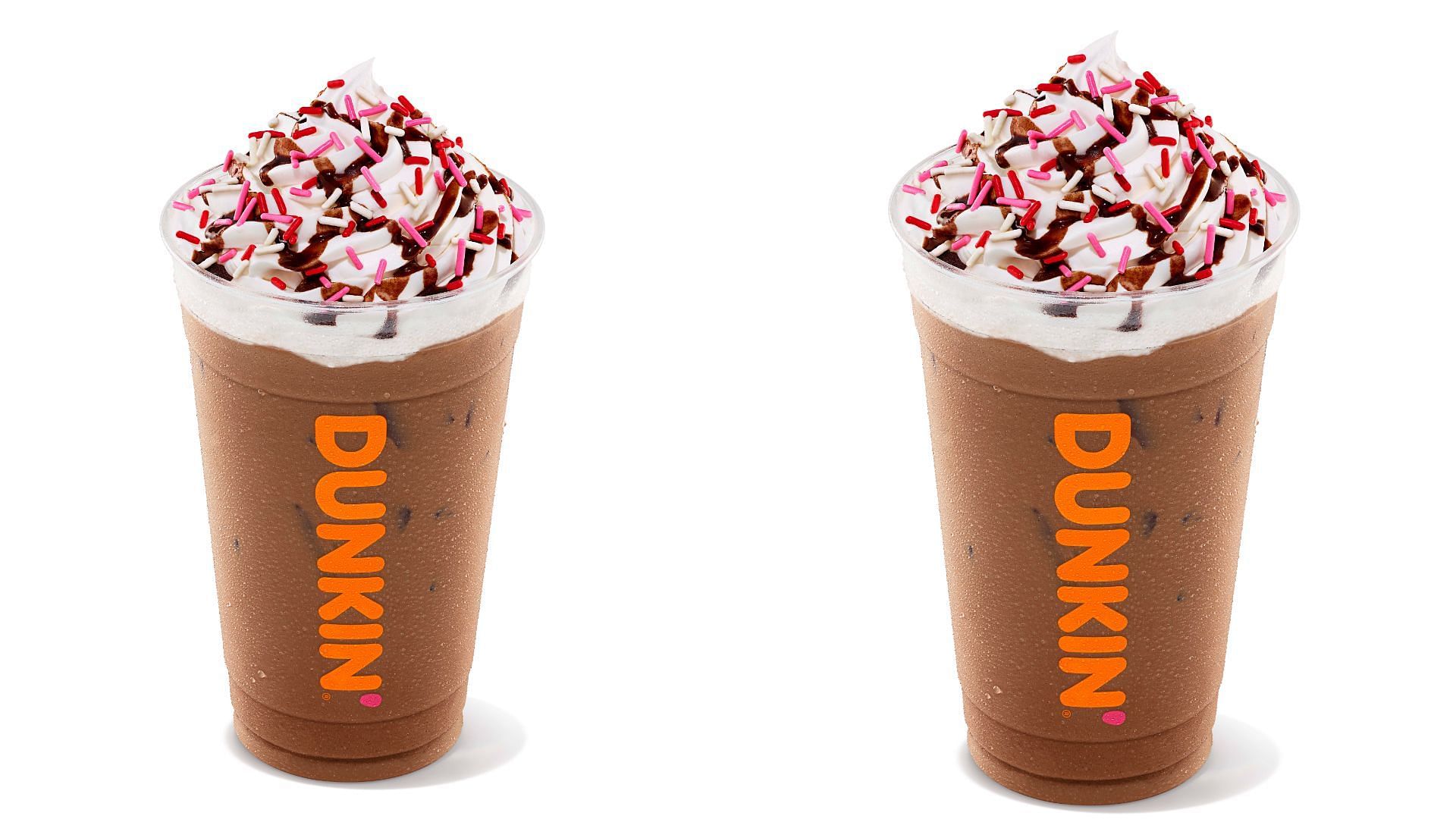 The Brownie Batter Signature Latte is inspired by the all-time favorite Brownie Batter Donut and will be available across the country starting February 1, 2023 (Image via Dunkin&rsquo; Donuts)