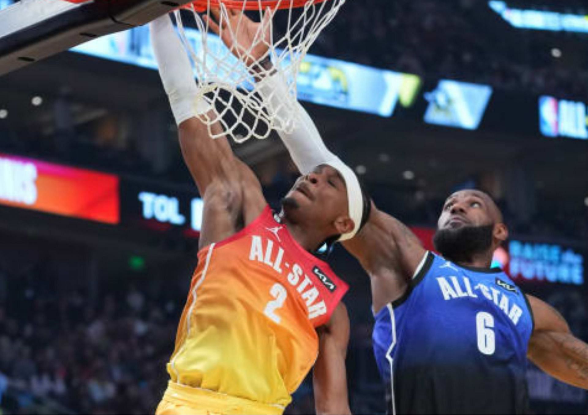 Shai Gilgeous-Alexander was surprised LeBron James blocked his dunk attempt in last night